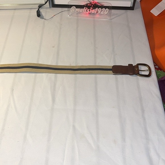 Vintage Dooney & Bourke Men's Brown and Tan Belt XS GUC - Picture 2 of 7